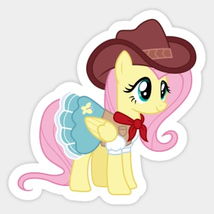 Cowgirl Fluttershy Sticker